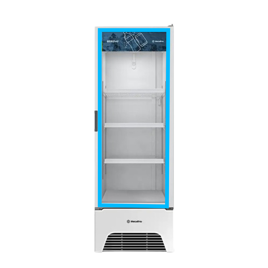 Borracha Cervejeira Para Refrigerador Metalfrio Vb50 Vb50r Vb65 Vf55 Vb52