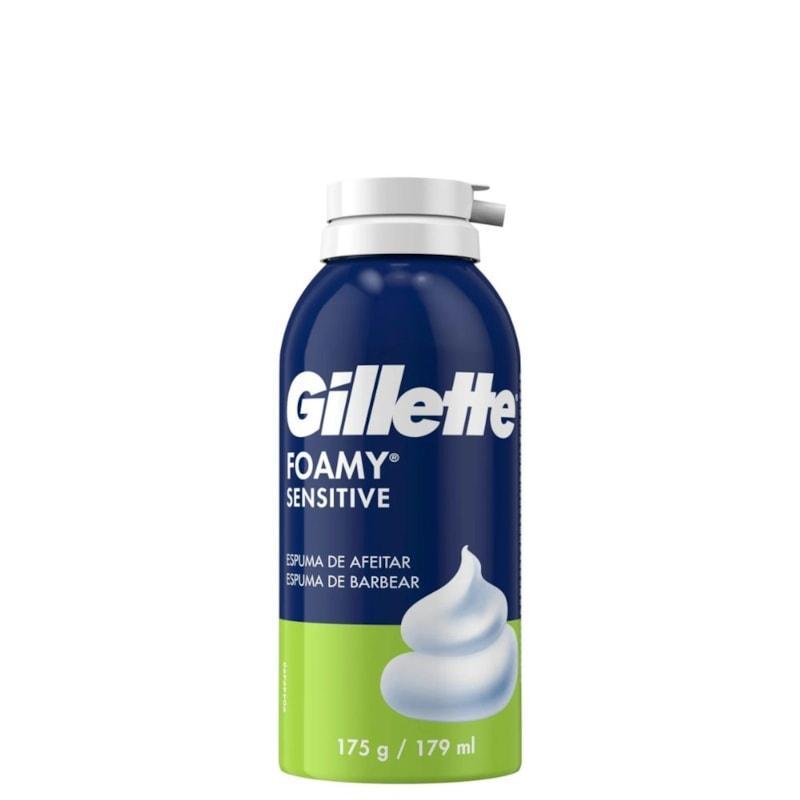 Espuma de Barberar Gillette Foamy Sensitive 179ml