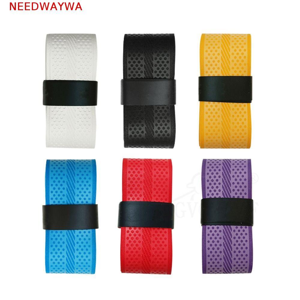 NEEDWAYWA Fita Adesiva Para Taco De Golfe , Padrão Decorativo De Couro , Cola As Mãos , Antiderrapante , Faixa De Suor C