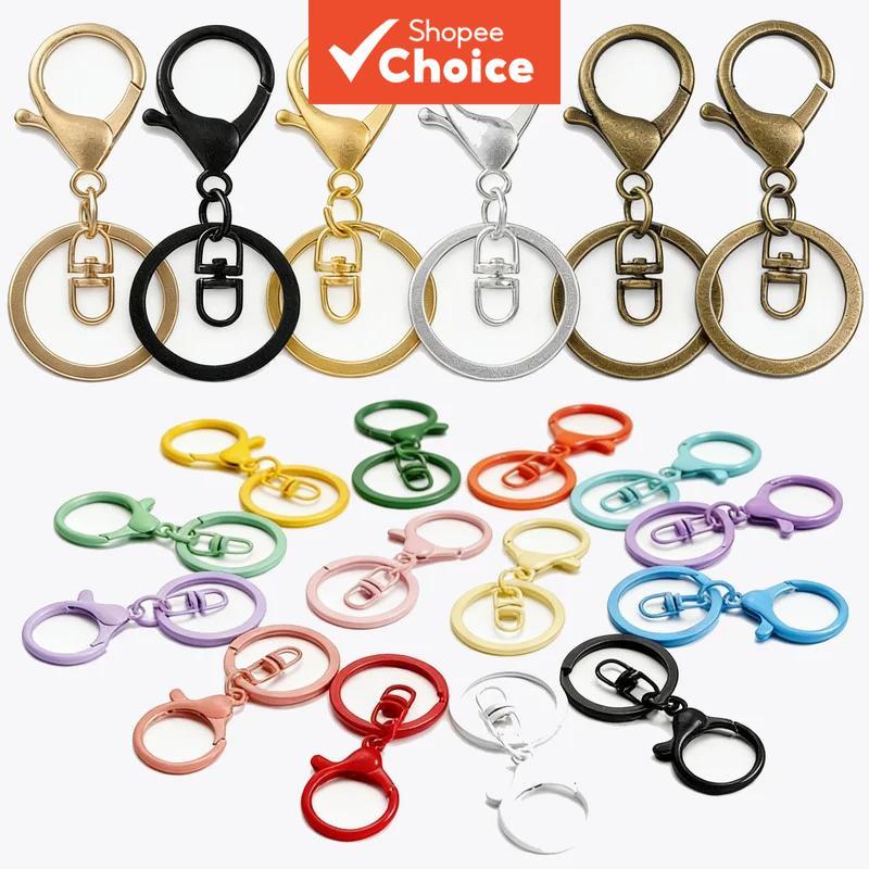 Anéis De Chaveiro E Ganchos De Garra De Lagosta , 30mm 70mm Para Fazer Joias , Acessórios De Chaveiros DIY