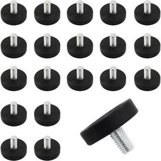 20 Peças Niveladores de Móveis Ajustáveis com Rosca de 5/16", Niveladores de Móveis com Parafuso de Aço Inoxidável M8 pa