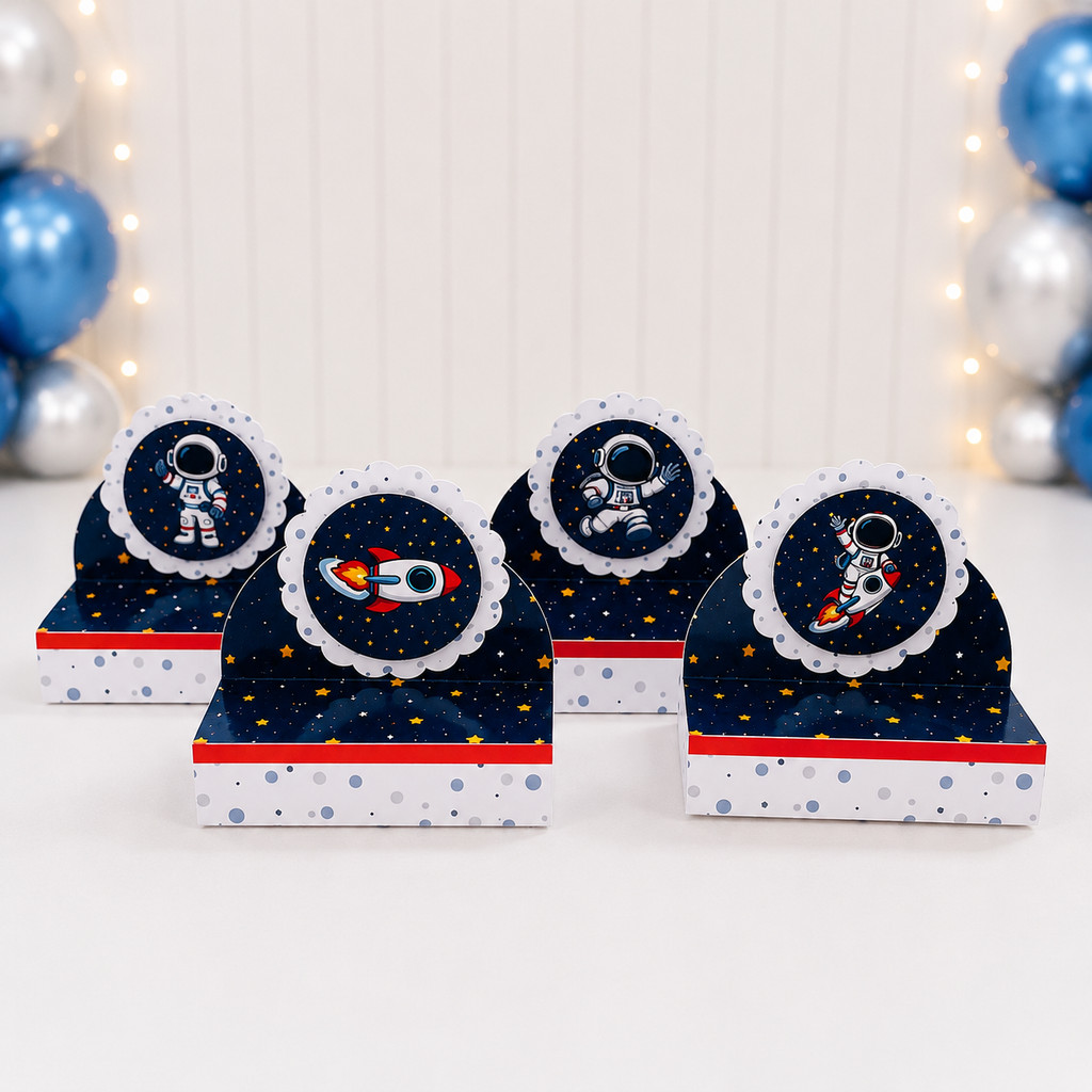 Porta Bis Astronauta / Personalizada no Tema /Lembrancinha de Festa /Aniversário / Festa Infantil