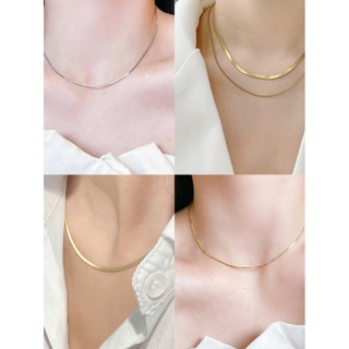 Luz estilo de luxo forma de osso de cobra corrente simples High-End nicho Design colar senhoras estilo clavícula corrent