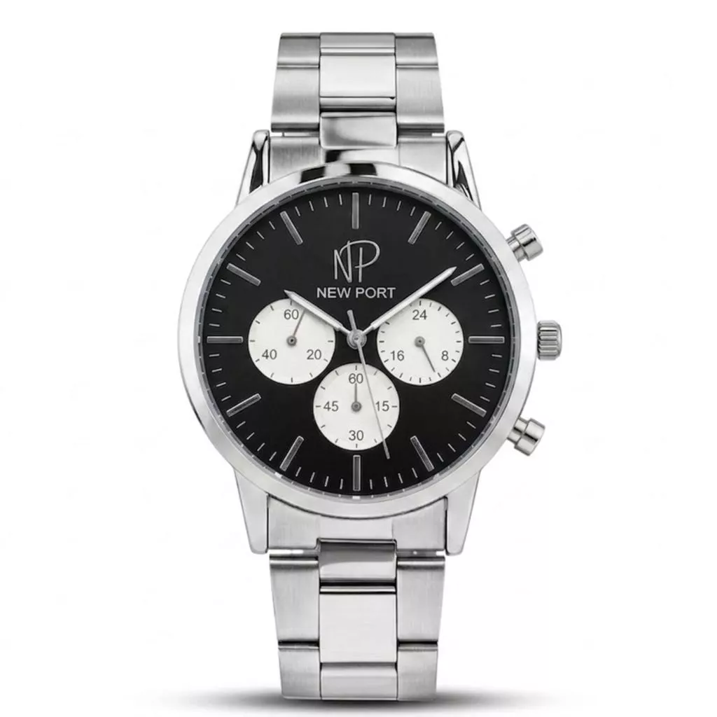 Relógio Masculino Cronógrafo Prova Dágua Clássico Preto 42mm