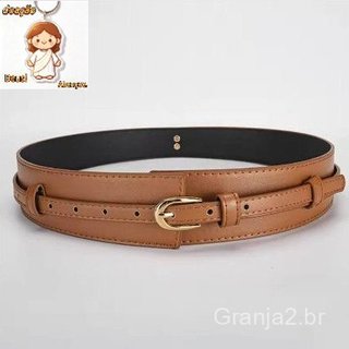 Cinto 2 formas de usar feminino largo ou fino , fivela dourada, moderno , marrom café, preto, caramelo.