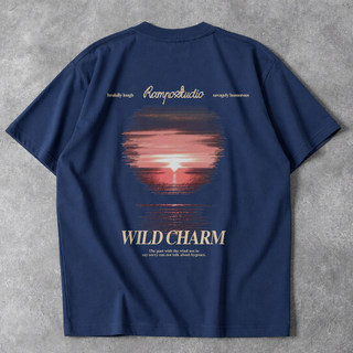 Oversize americano puro algodão de manga curta camiseta das mulheres dos homens verão Street Wear solto tamanho grande m