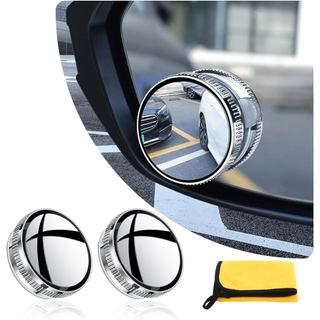 2 espelhos retrovisores convexos para ponto cego de carro com ventosa, 360 graus ° Espelho de ponto cego (para espelhos 