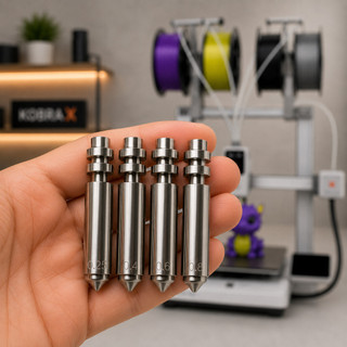 Bico Para Kobra X S1 0.25/0.4/0.6 /0.8 Nozzle Metálico Anycubic