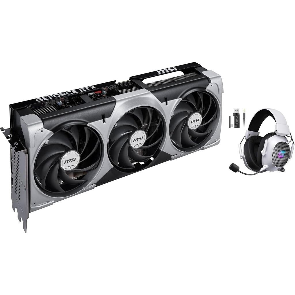 Placa de Vídeo MSI GeForce RTX 5090 Ventus 3X OC com Headset Gamer, 32GB GDDR7, 