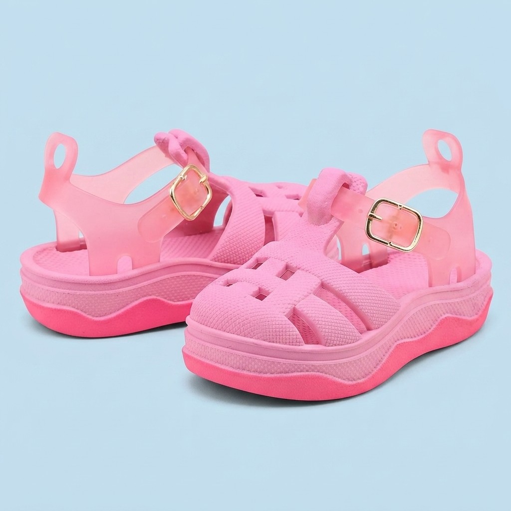 Sandália Baby Rosa - Leve e Estilosa, Conforto Garantido do Berçário ao Passeio | Leva o Seu!