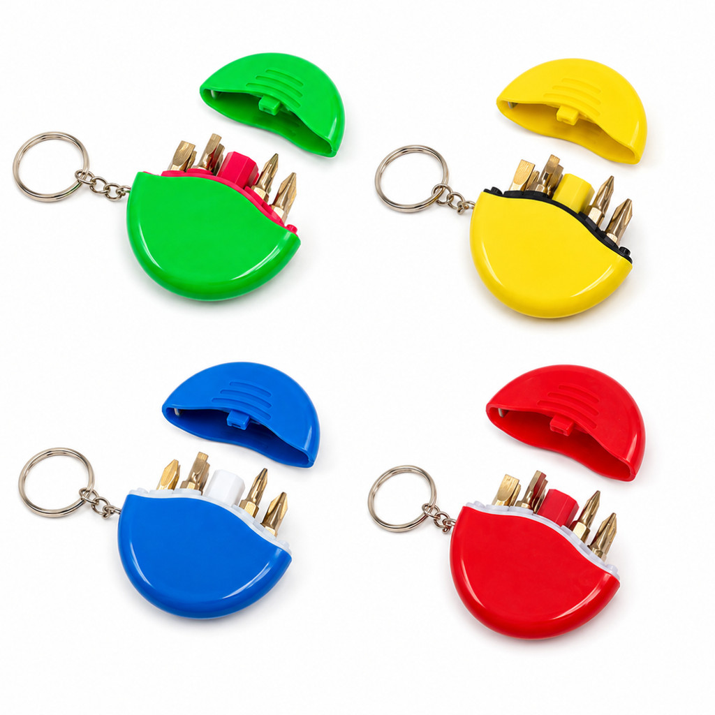 Kit Bits Chaveiro 4 Peças Portátil Para Parafusadeira