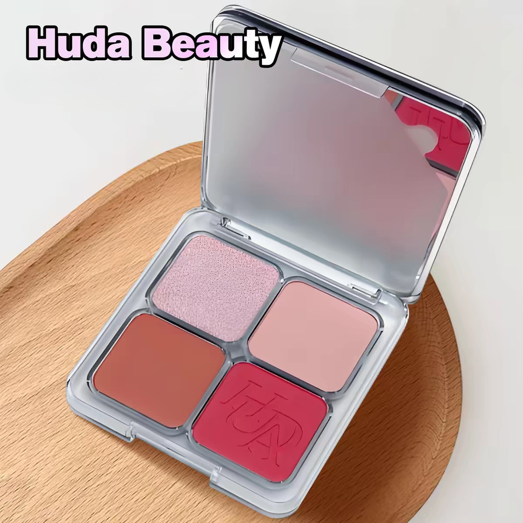 Blush Palette Matte Shimmer Textura Dupla Longa Duração À Prova D'água Leve Facial Maquiagem