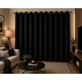 Cortina Blackout Ilhós Alta Proteção 280x280cm Tecido Grosso Ambiente Escuro Controle Luminosidade
