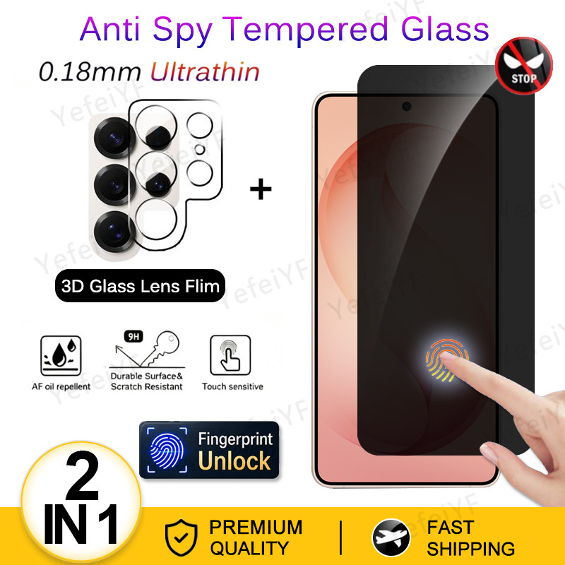 Protetor De Tela De Vidro Temperado De Privacidade Para Samsung S26 Ultra S25 S24 S23 S22 S21 Plus S25 Edge Note 20 Supo