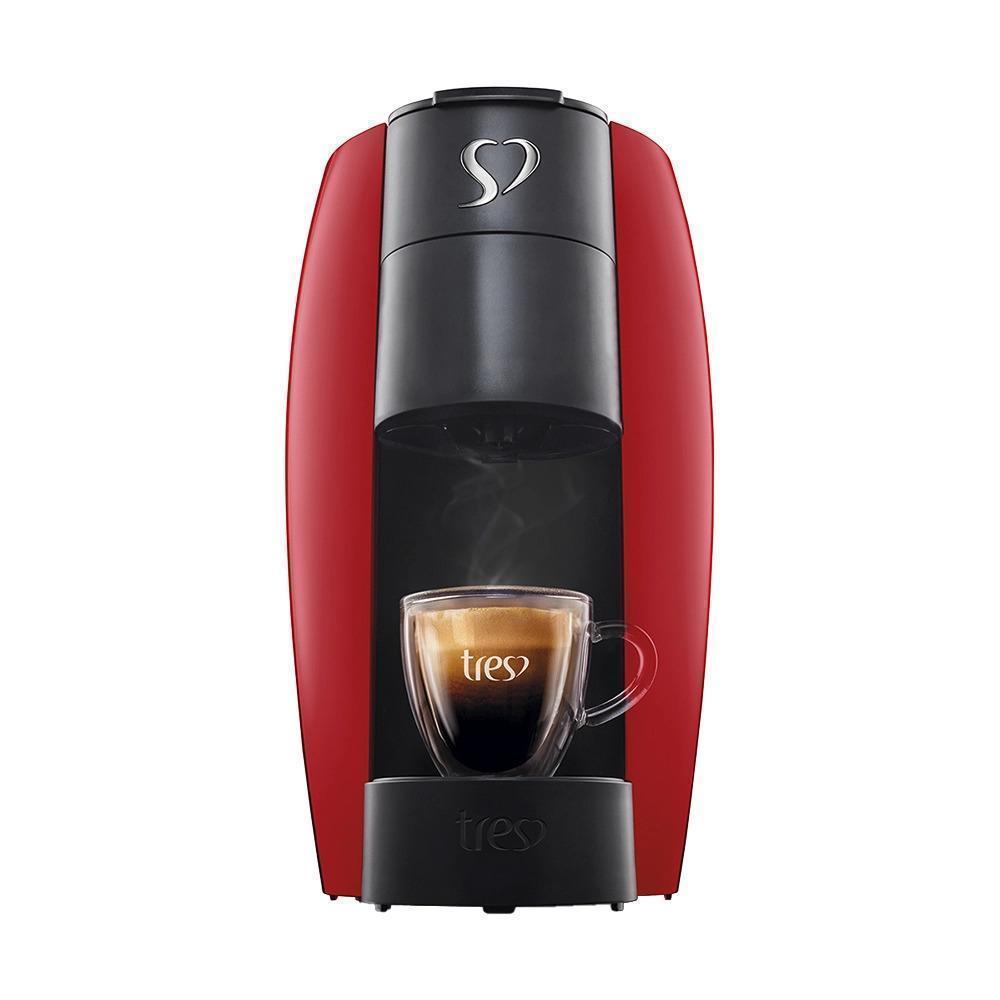 Cafeteira Elétrica Expresso Lov Tres Vermelha 220V