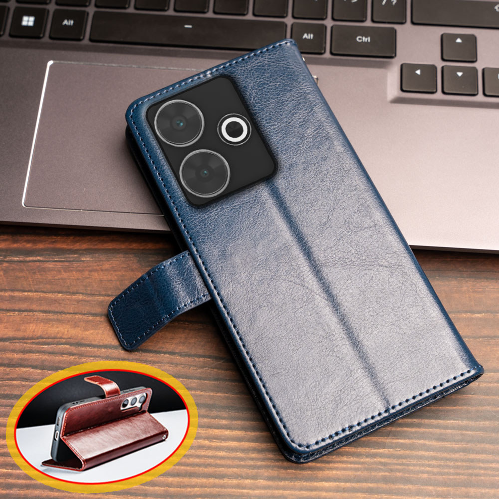 Para Xiaomi Redmi Note 13R 13 4G 5G Poco M6 2404ARN45A RN64Y 6ERN9CC Vintage Clá