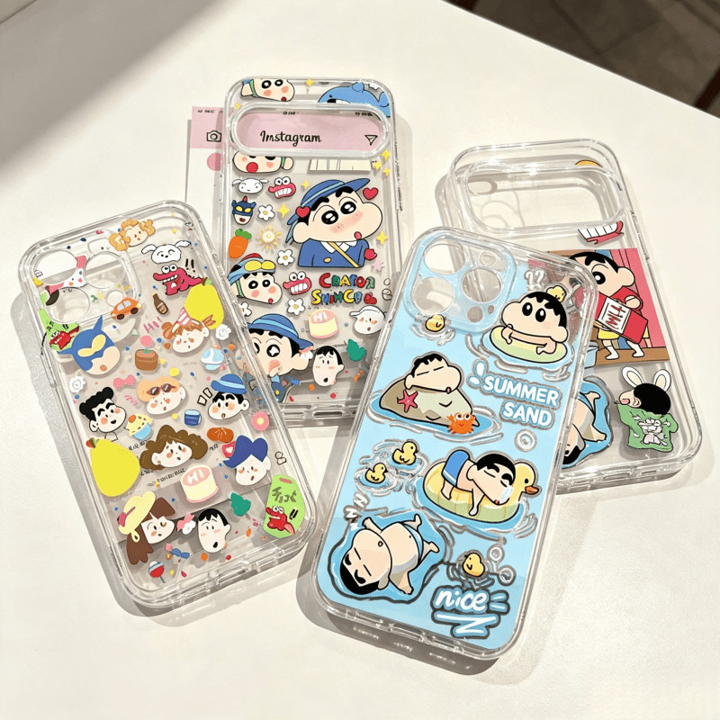 Bonito Anime Crayon Shinchan Escudo Para Samsung Galaxy A57 A16 A06 A07 A35 A33 A32 A55 A15 A25 A05 A05S A54 A24 A34 A52
