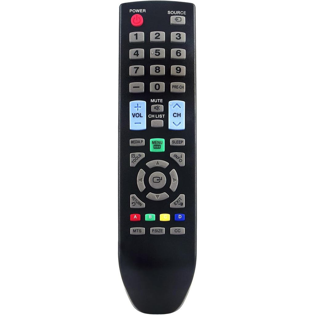Controle Remoto de Substituição AA59-00506A compatível com TV Samsung LCD LED Plasma PN43D450A2DXZA PN51D450A2DXZA PN43D