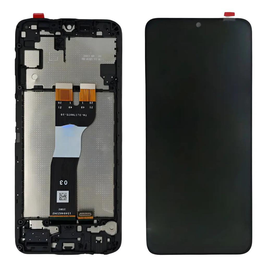 Tela Frontal IMP Samsung Galaxy A05s A057 Preto com Aro