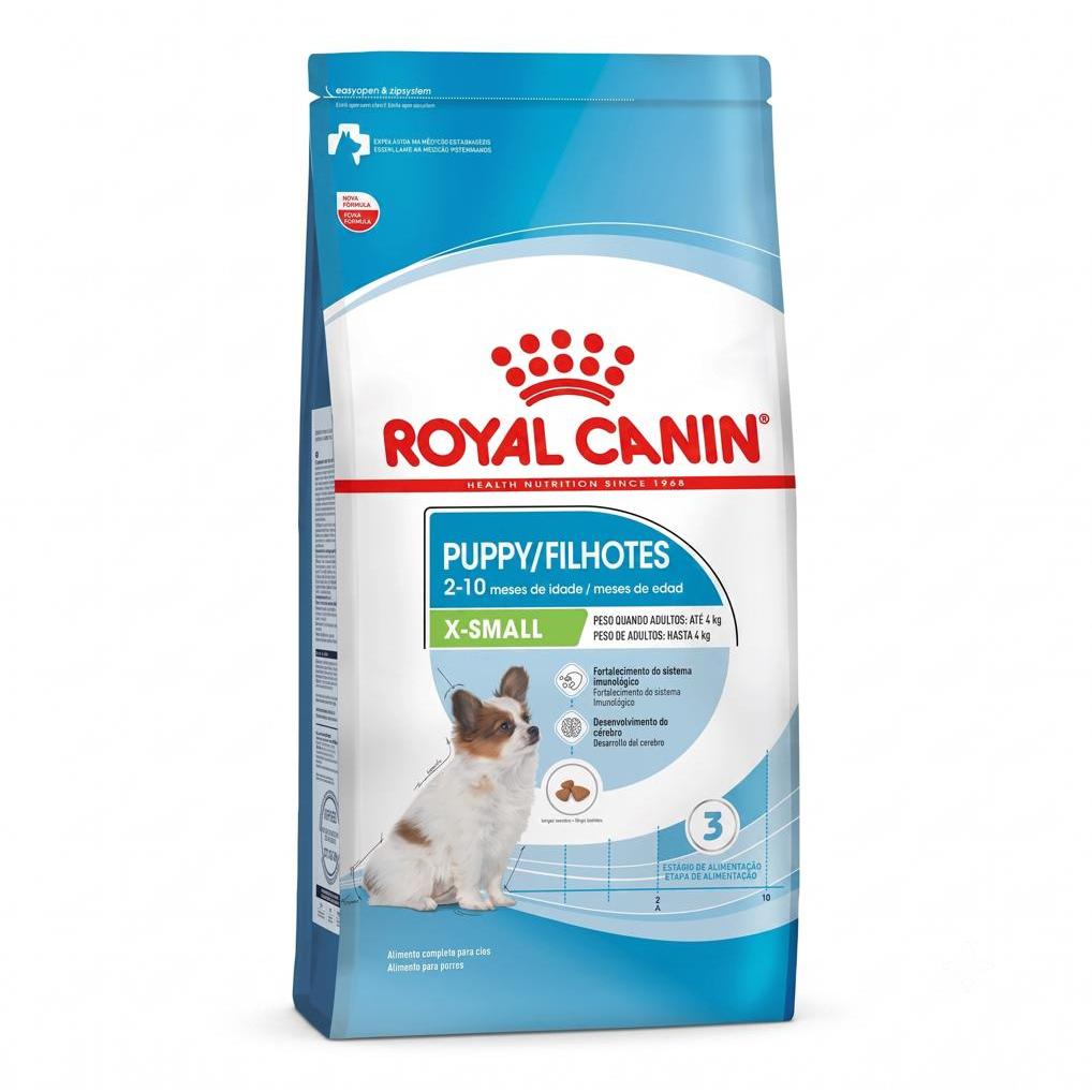 Ração Royal Canin X-Small Junior Para Cães Filhotes - 2.5Kg