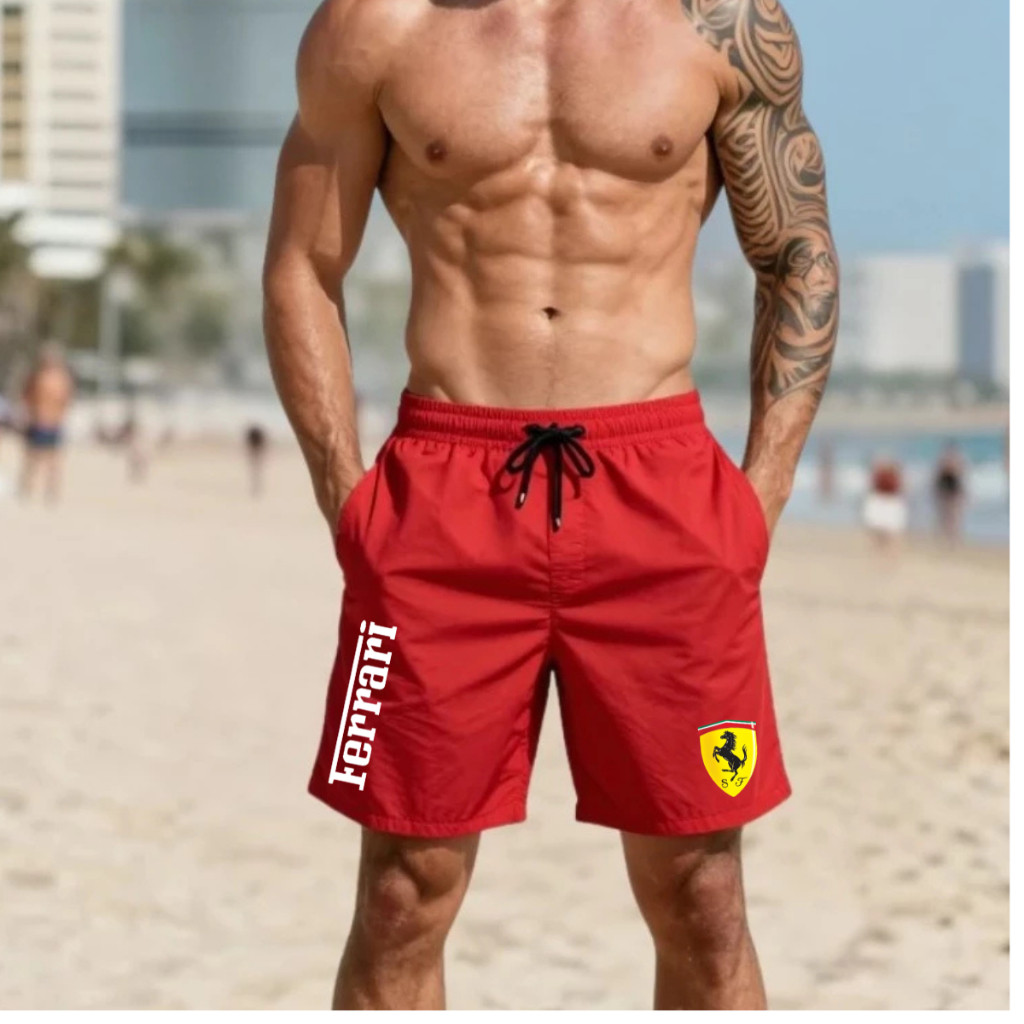 Short Tactel Estampado Bermuda Moda Praia Lançamento