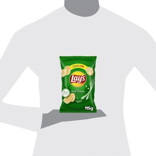 Lays Batata Frita Lisa Creme De Cebola 115g · foto 2