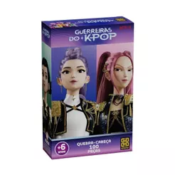 Quebra-Cabeça Guerreiras do K-Pop 100 peças Grow - 05254