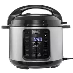 Panela de Pressão Elétrica Black+Decker com 11 Programas De Preparo PP900G