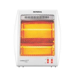 Aquecedor Quartzo Comfort Air III Mondial Branco/Cinza Elétrico 900W A-16 127V 220V