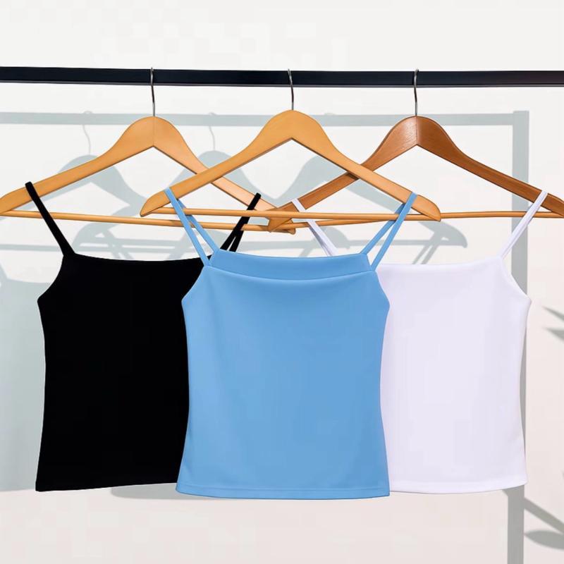 Kit 3 Cropped Feminino Blusa  Regata Alcinha Básico  Verão Suplex Tendência 2026