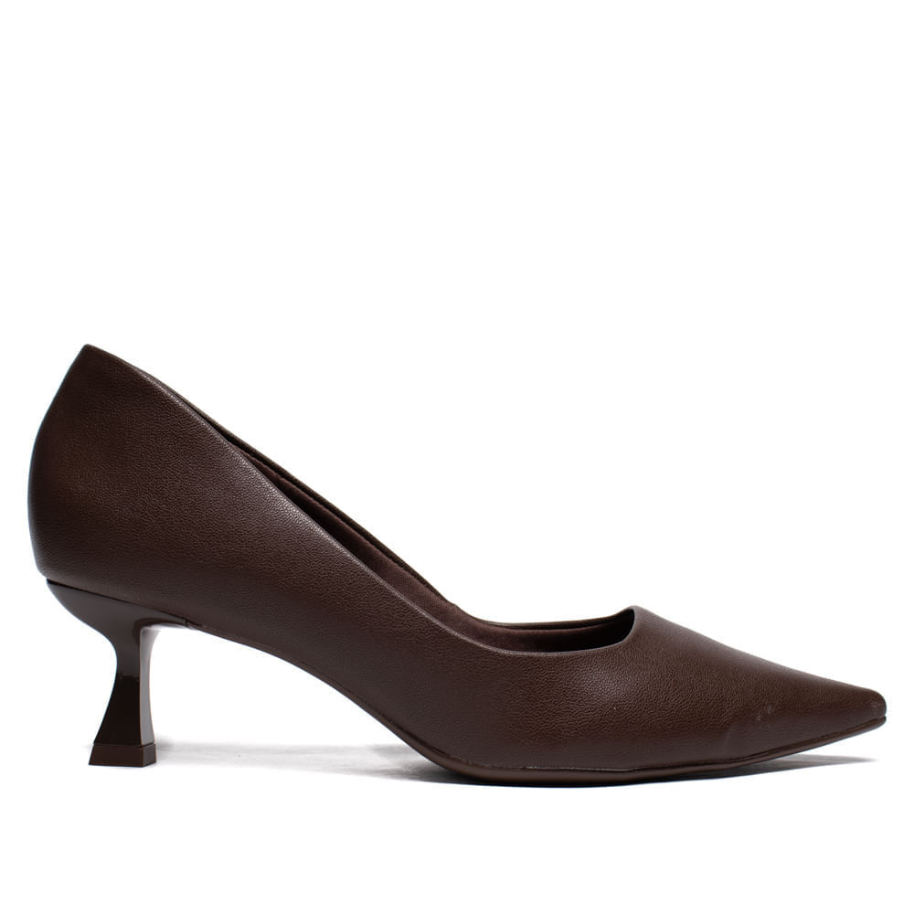 Scarpin Feminino Bebecê Napa Marrom