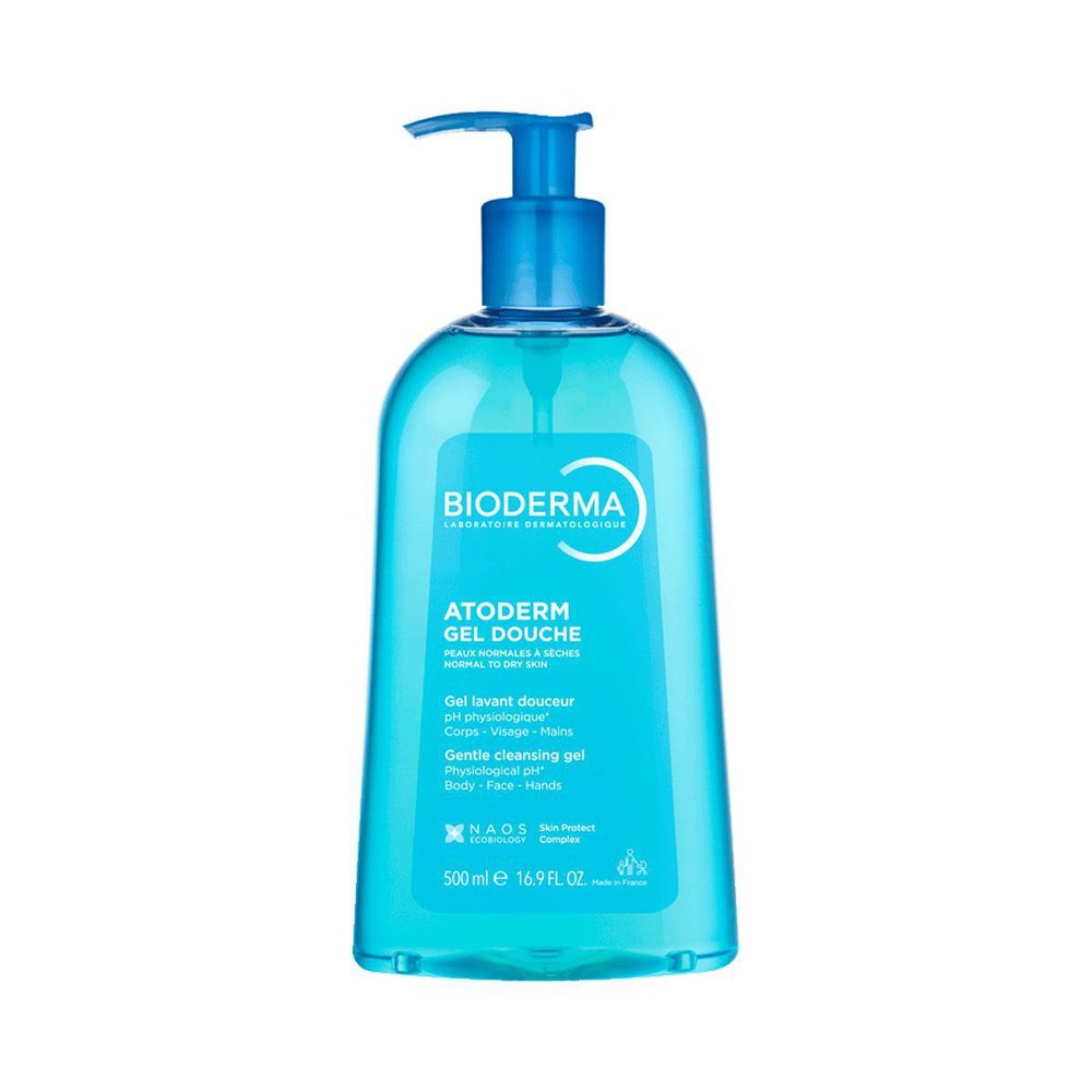 Bioderma Atoderm Gel Douche Higiene Diária Antirressecamento 500ml
