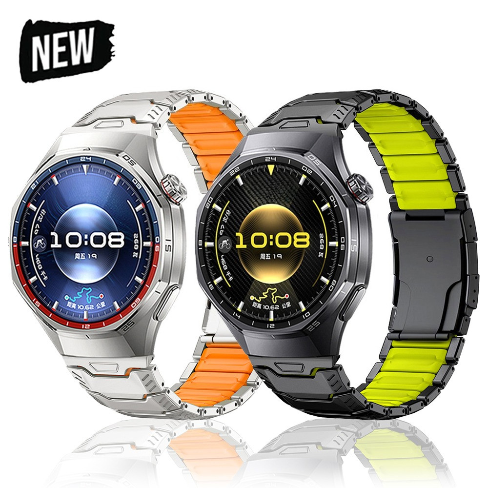 Pulseira De Titânio De Luxo De 22mm Para Huawei Watch GT6 Pro GT5 46mm GT4/4 Ban