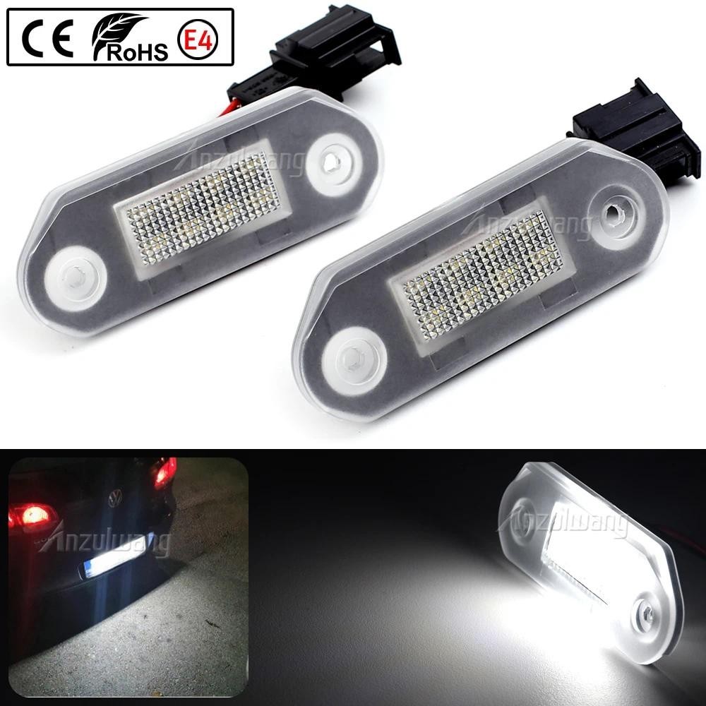 LED Luz Da Placa De Licença Do Carro Identificação Lâmpadas Para VW Golf 3 2 Jetta Vento koda Octavia I Combi 1996-2010 