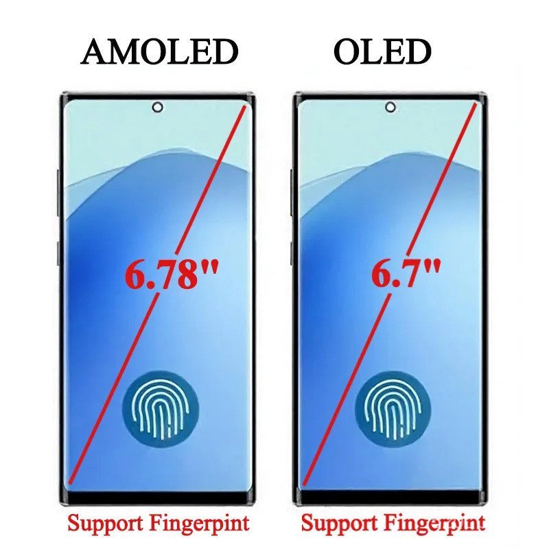 Tela AMOLED Testada para Samsung Galaxy S24 Ultra, Conjunto de Digitalizador de 