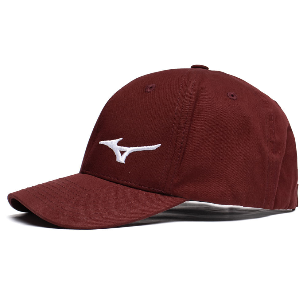 Boné Unissex Mizuno Sport New Logo Bordô