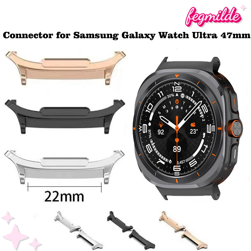 Pulseira Adaptador De Conexão De Aço Inoxidável Connector Para Relógio Smartwatch Samsung Galaxy Watch Ultra 47mm