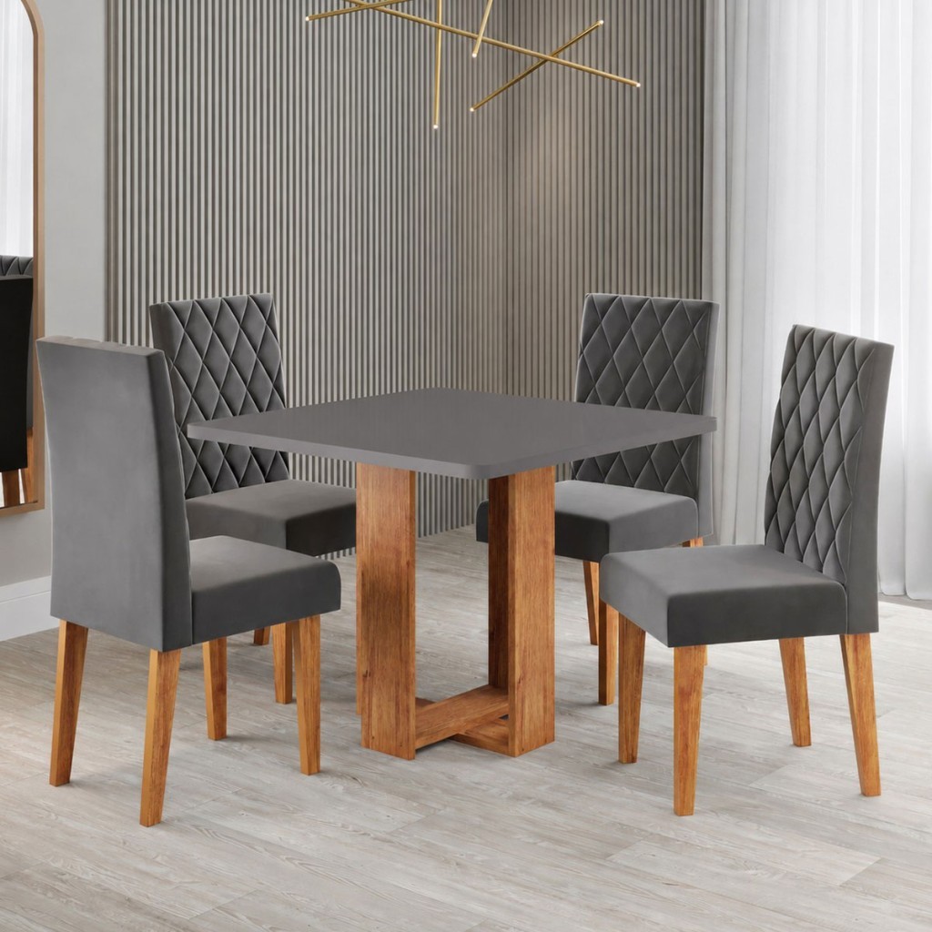 MESA DE JANTAR 4 LUGARES MAGIORE - VIERO MóVEIS