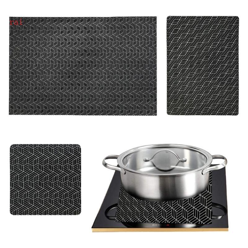 Almofada Silicone Para Fogão Indução rai, Tapetes Resistentes Calor, Base Antiderrapante, Absorção