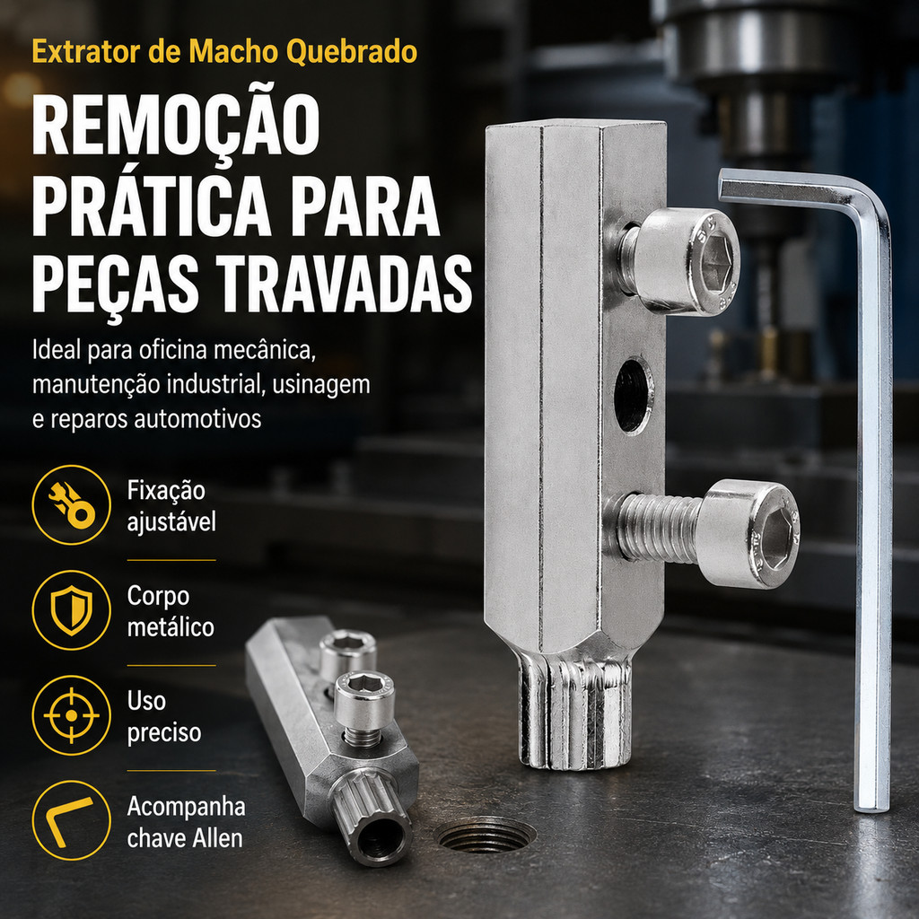 Extrator De Rosca Quebrado Aço Resistente Ajustável com Alavanca para 1/2 E 3/4 Polegada Tubulação De Água Banheiro