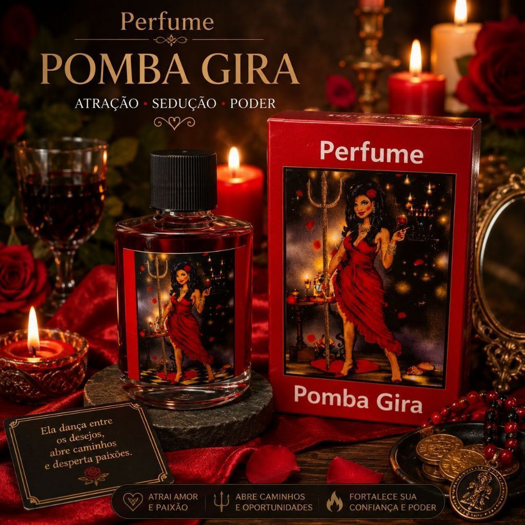 Perfume Pomba Gira -  Prosperidade Atração Amor