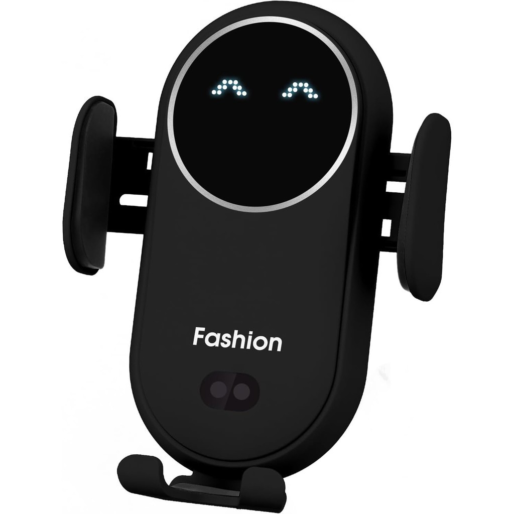 Carregador De Carro Sem Fio , Suporte De Telefone Para Ventilador De Ar Com Sensor Inteligente De Fixação Automática Com