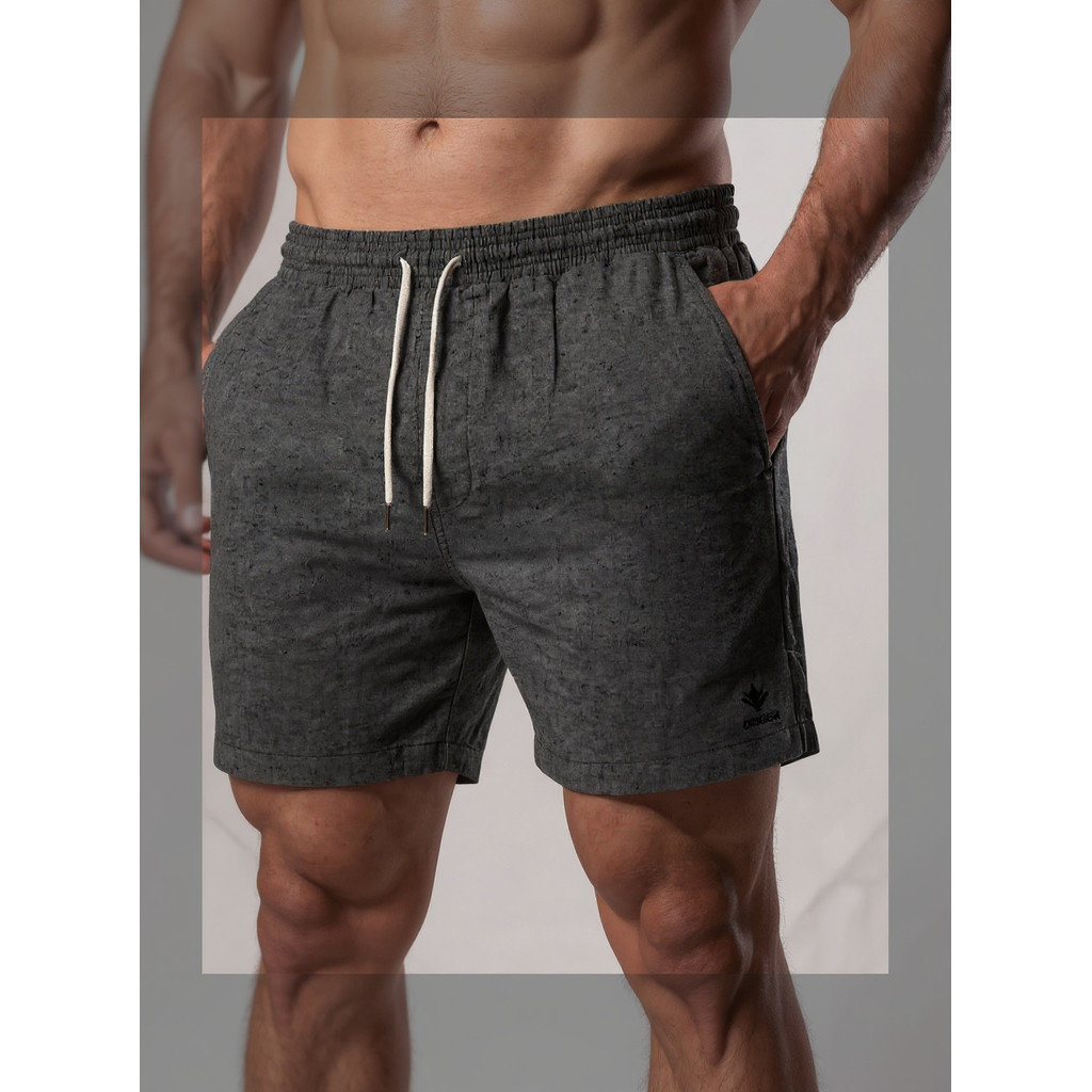 Kit 2 Bermudas Masculinas Linho Elastano Praiana Confortável Verão — VIRIANDUBA MIX