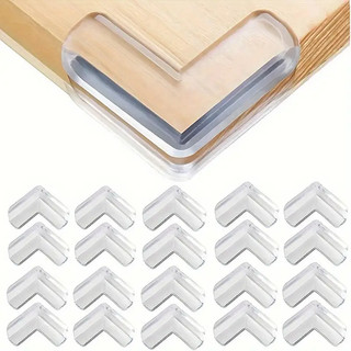 20 Protetor De Silicone De Mesa Quina Protetor Para Móveis  Quadrado e Rotundidade Quarto Cozinha Casa