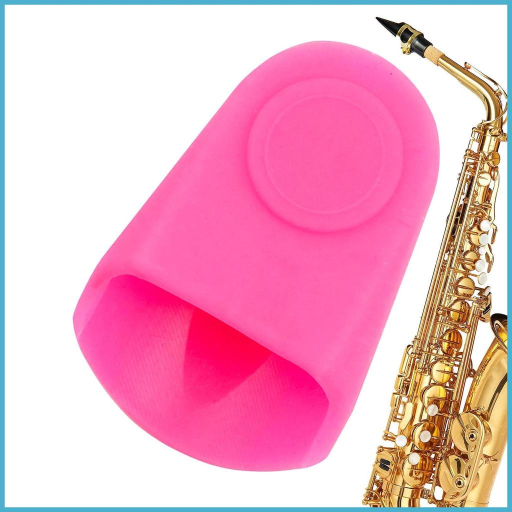 Clarinete Bocal Tampa Protetora Silicone Protetor Capa Almofadas Saxofone playmy