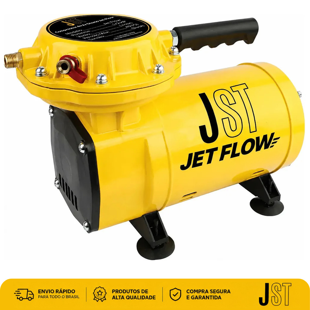 Compressor de Ar Direto Portátil Jet Flow 1/2HP Bivolt JST