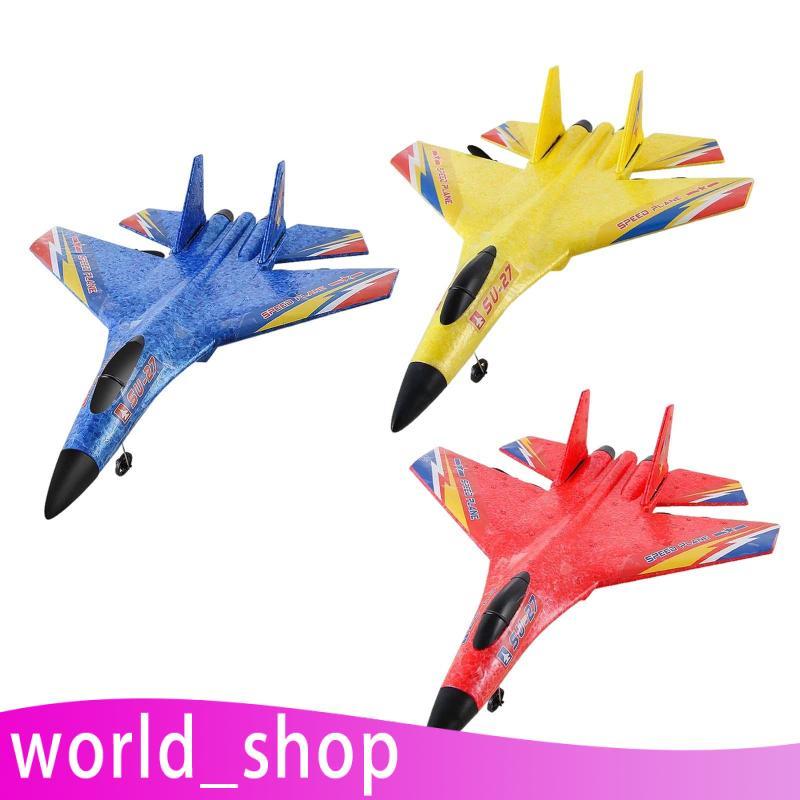 [World_shop] Avião De Asa Fixa RC Controle Remoto Para Meninos Iniciantes Presentes De Aniversário