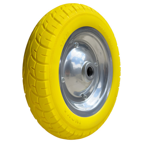 Roda Maciça P/ Carrinho De Mão Carga Anti Furo 120kg 325/8 Inova Grande Obra Jardinagem Agricultura Serviços