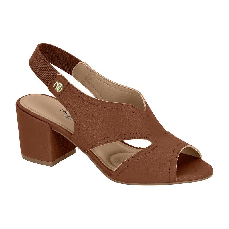 Sandália Modare Feminina Modare Original Casual Moderna Salto Bloco Tamanco Confortável