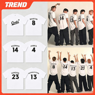 [Camiseta Premium em Algodão Puro]MIA  KPOP CORTIS Merch Vintage Plus Size Unissex MARTIN JAMES KEONHO JUHOON 